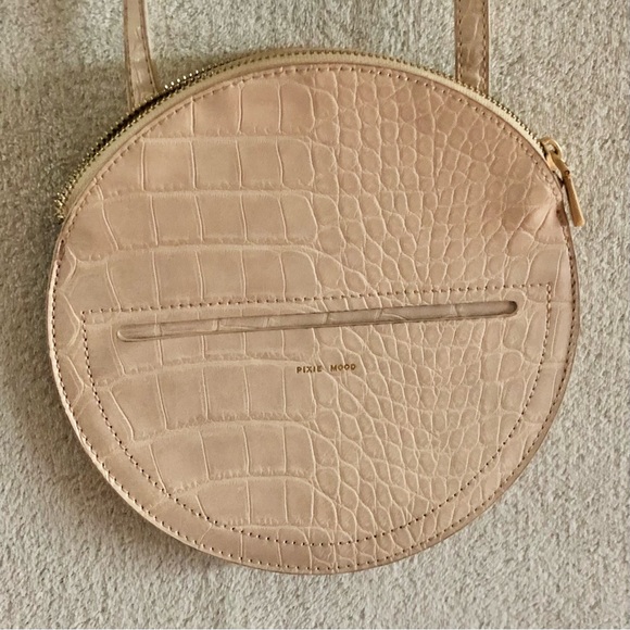 Pixie Mood crossbody bag faux vegan croc embossed leather - Picture 3 of 6
